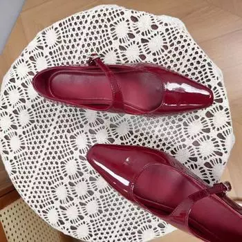 Small man inner height increase Mary Jane shoes women s summer new small leather shoes versatile and beautiful fashion shoes 34