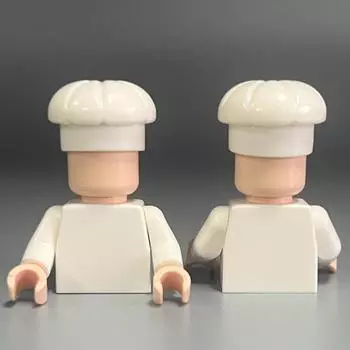 Фигурка-конструктор из мелких деталей, Аксессуары для игрушек, Шляпа 29329 Шляпа шеф-повара 0,1 кг