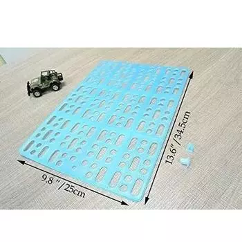 Small Pet Health Floor Mats Rabbit Guinea Pig Squirrel Totoro Cages For Hamsters Rabbit Animal House Hamster In A House Toys L34cm x W25cm&Square белый