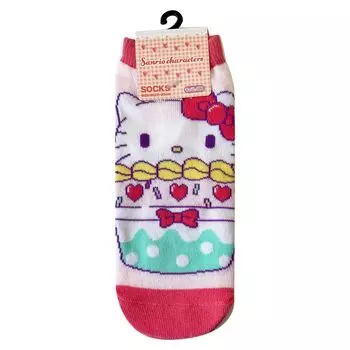 Small Planet Character Socks Sanrio Hello Kitty Cupcake Women s 23-25cm