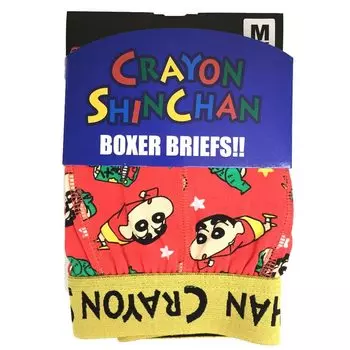 Small Planet Crayon Shin-chan [Мужское нижнее белье] Боксеры-трусы, любимые Шинносукэ [Размер M]