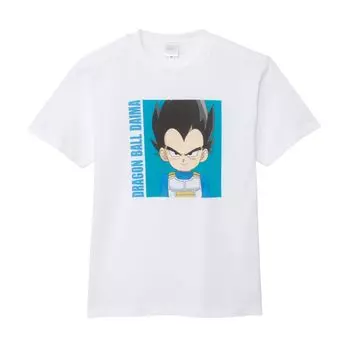 Small Planet Dragon Ball DAIMA Vegeta Front M size T-shirt (Mini)