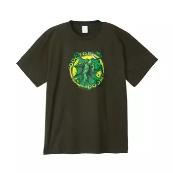 Small Planet Marvel 50 Design L Size Army Green T-Shirt 17/Doctor Doom/Circle
