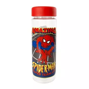 Small Planet Marvel Clear Bottle 500ml Spider-Man (3 people) Spider-Man Day