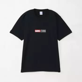 Футболка с вышитым логотипом студии Marvel Small Planet Marvel, размер L, черная