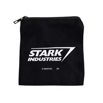 Small Planet Marvel Iron Man Mini Pouch with Stark Industries Logo
