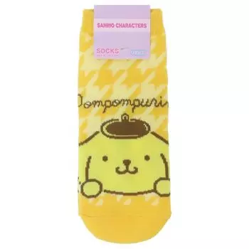 Small Planet Pompompurin Carax Logo Sanrio Women s Socks, Women s Socks/Face &