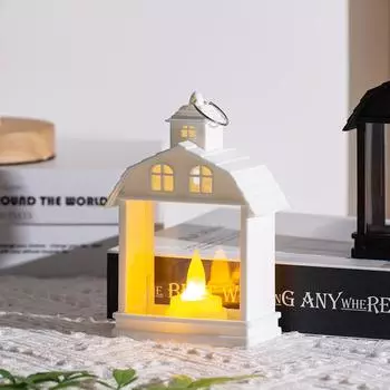 Small Room Night Light Bedside Table Ambient LightTable Lamp Decorative Items Birthday Gifts White shell, yellow light