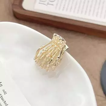 Small Size Metals Skeleton Hand Hair Claws Hair Clips Women Girls Halloween Gothic Punk Party Ponytail Hairpin Hair Accessories