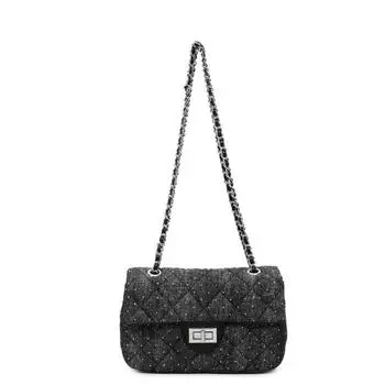 Small Square Bag Rhombus Chain Underarm Bag Women s New Shoulder Bag Denim Versatile Messenger Bag