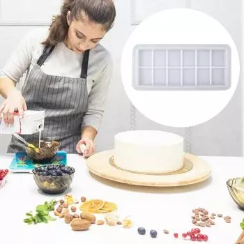 Small Square Silicone Molds Non-Stick Chocolate Mold Silicone Food-Grade Candy Molds Deep Cube Baking Molds Rectangle Easy