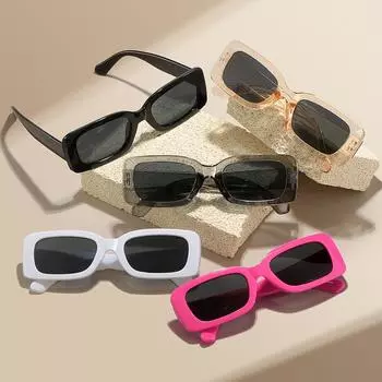 Small Square Sunglasses, Men S And Women S Same Trendy Fashion Sunglasses, Uv-Proof Glasses