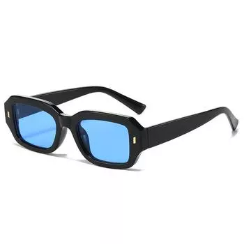 Small Square Sunglasses Retro Square Simple Rivets Exquisite Men S Glasses Regular