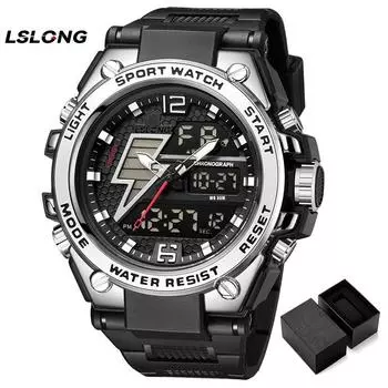 Small square watch a168WA square electronic watch waterproof luminous electronic watch student electronic watch чёрный