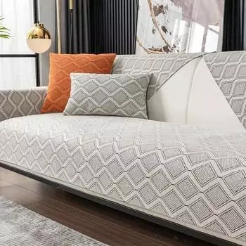 Small squares Chenille sofa mat Four Seasons Anti slip Cushion Simple modern sofa covers armrests backrests napkins cloth 70x70cm