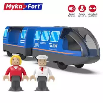 Small Train Fitting Universal Wooden Track Electric Track Toy Children s Educational Assembled Toy Train 90966