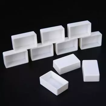 Small White Empty Plastic Paint Pan Square Plastic Watercolor Paint Pans Student Painting style 10