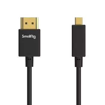 SmallRig High Speed HDMI Cable Ultra Fine Professional Video Micro HDMI to Full HDMI Cable (55cm)-3043B