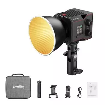 SmallRig RC60B COB LED Video Light 60W Compact Temperature High Color Rendering CRI TLCI Rg 100 Rf 96 Good Heat Dissipation Quiet 9 Types of Lighting