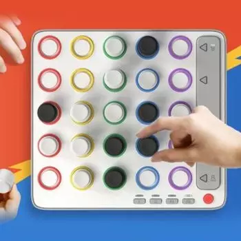 Smart AI Referee 4 in a Row Стратегическая настольная игра для путешествий Connect Игра для дороги 4 in a Row Семейная настольная игра для семьи Game Night Four, Game, 1-2