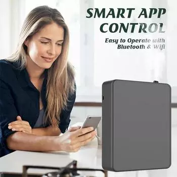 Smart Aromatherapy Machine 500ml Aromatherapy Oil Automatic Timing Function Aromatherapy Diffuser Hotel Home Bluetooth Control us чёрный
