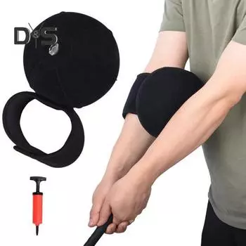 Smart Ball Учебное пособие для гольфа Smart Ball Воздушный насос Набор повязок на руку Оборудование для обучения осанке Тренажер для гольфа чёрный