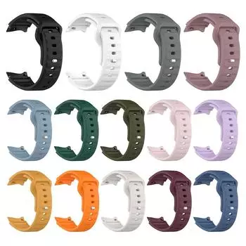 Смарт-браслет для часов, быстросъемный силиконовый дизайнерский ремешок, мягкий сменный спортивный ремешок для часов Samsung Galaxy Watch 6, 5, 4 D