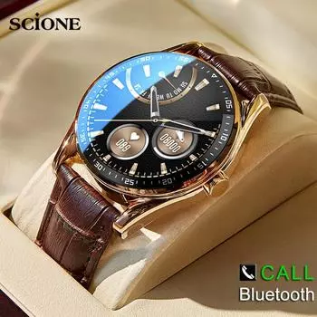 Смарт-часы для мужчин, Bluetooth-вызовы, водонепроницаемые музыкальные спортивные умные часы для женщин, многоциферблатный переключатель, фитнес-трекер сердечного ритма