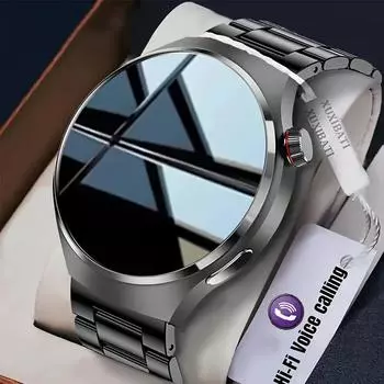 Смарт-часы для мужчин GT4 Pro 360*360 HD экран сердечного ритма Bluetooth вызов NFC IP68 водонепроницаемые умные часы с уровнем сахара в крови