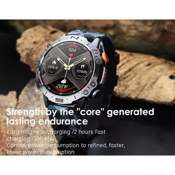 Смарт-часы камуфляж черный с внешним динамиком наружные смарт-часы для IOS для Android