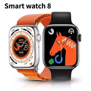 Смарт-часы Ultra Series 8, 45 мм, водонепроницаемые умные часы с NFC, GPS, спортивные наручные часы для мужчин и женщин, трекер сердечного ритма для Android IOS