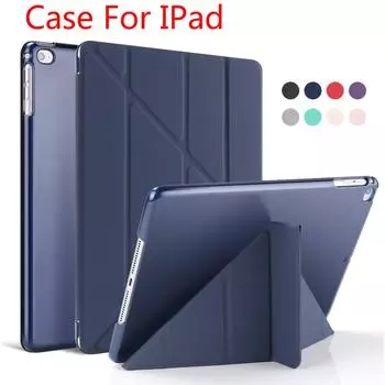 Смарт-чехол для ipad 7-го 8-го поколения 10,2 Pro 11 2020 Магнитная кожа силиконовая мягкая задняя оболочка для ipad air 4/3/2/1 10,9 2020 г. для ipad mini 5 4 7,9 For mini 5 чёрный