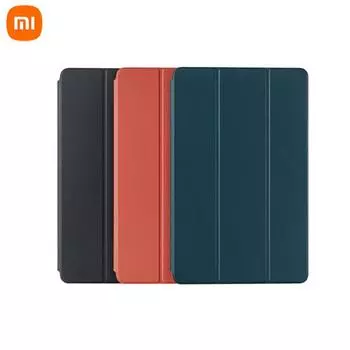 Смарт-чехол для Xiaomi Mi Pad 5 MI PAD 5, ультратонкий кожаный откидной чехол для планшета, стеклянный магнитно-адсорбционный защитный чехол