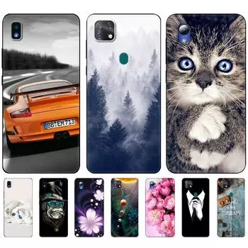 Смарт-чехол для ZTE Blade 20, задняя крышка для телефона, чехол для ZTE Blade L210, чехол для ZTE Blade L8, чехол для ZTE Axon 11 SE 5G, черный чехол из ТПУ ZTE Blade 20 Smart