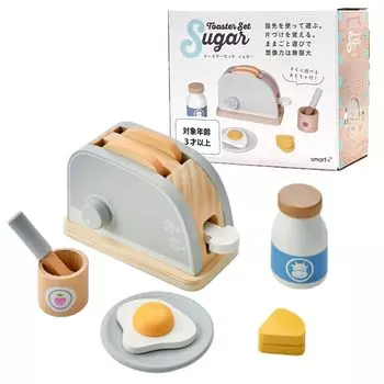 Smart Eye Mini Kitchen Completed Play House Kitchen Sugar Series (Toaster Set) серый