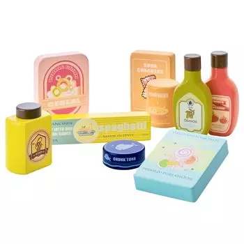 Smart Eye Play Food Set Vanilla Wooden Pretend Play Piece Stock Food (9 набор)