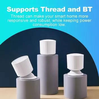 Смарт-гаджеты Датчик движения Совместимость с Apple HomeKit через резьбу или BT Два комбинированных датчика BT(M) белый