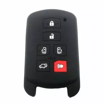 Smart Key Case Smart Key Cover Toyota SIENNA 6 Buttons Both Sides Sliding Doors for Cars Silicone Scratch Resistant Key Holder Remote Control Case