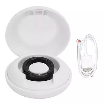 Смарт-кольцо для отслеживания здоровья Bluetooth, подсчет шагов, мониторинг качества сна, водонепроницаемость IP68, здоровье Size 9 (Inner Diameter 18mm / 0.71in )