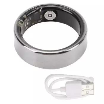 Смарт-кольцо IP68 водонепроницаемый мониторинг сна многофункциональный спортивный режим здоровье фитнес-трекер кольцо для Android Size 7