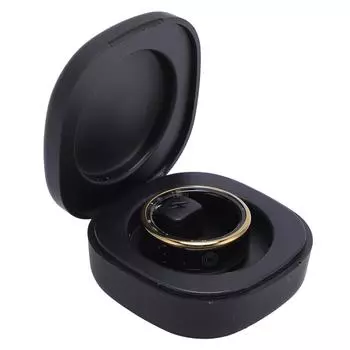 Смарт-кольцо с сенсорным экраном IP68, водонепроницаемое, многорежимное фитнес-трекерное кольцо, счетчик шагов для пеших прогулок Size 8