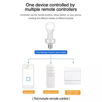 Smart Life Night Light Base eWeLink Smart Light Bulb Socket E27 Smart Bulb Bluetooth-compatible Holder for iOS Android CHINA