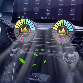 Smart RGB Pickup Lights LED 3D окружающая лампа Управление звуком Музыкальный ритм Освежитель воздуха для автомобильного игрового ТВ Creative Decora