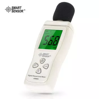 SMART SENSOR Мини-цифровой измеритель уровня звука ЖК-измеритель шума 30 ~ 130 дБА