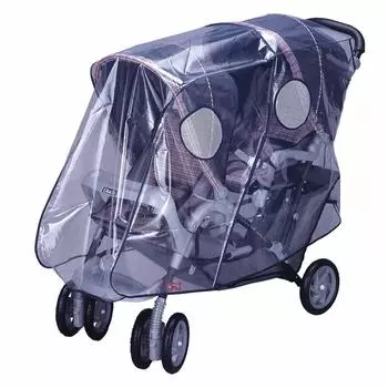 Smart Start Smart Start Дождевик для двухместной коляски с вертикальным расположением тандема