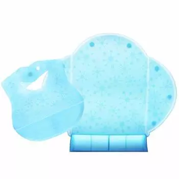 Smart Start Smart Start Safe Silicone Smart Bib Crystal Diner Crystal Set Blue 2 Pieces & синий