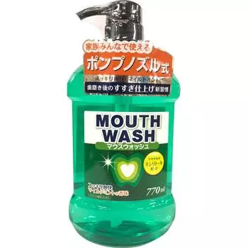 Smart Supply Matsikiyo MK Mouthwash Mild Mint 770ml Bad Breath Prevention Rinse well for about 20 seconds and spit out. Bad Breath Prevention
