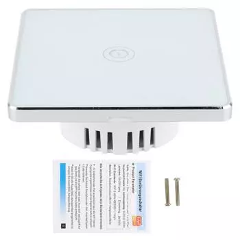 Smart Switch APP беспроводной пульт дистанционного управления Wifi Wall Touch британский стандарт 95-240 В переменного тока S104-1