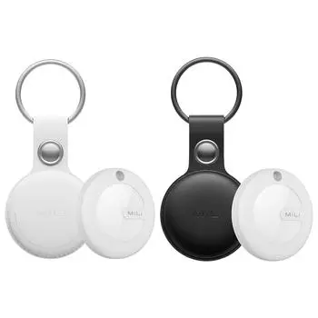 Смарт-тег, совместимый с Bluetooth, совместимый с GPS-трекером Find My GPS IP65, водонепроницаемый мини-локатор с защитой от потери устройства для сумки для багажа белый