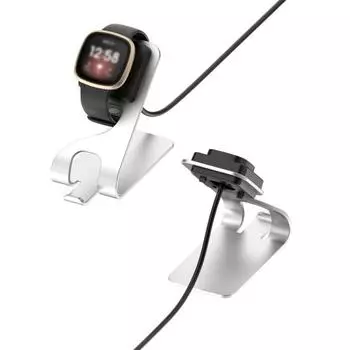 Smart Watch Charging Stand with Stable Base Short Circuit Overvoltage Protection Non-Slip Design серебряный